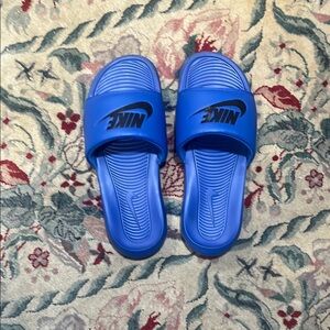 Nike Royal Blue Slide Sandals